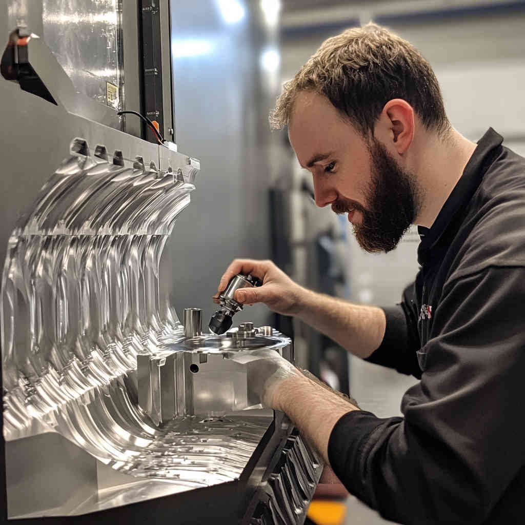 Our expert 5 Axis CNC Machining team at work